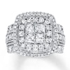 Thumbnail Image 0 of Previously Owned Diamond Ring 3 cts tw 14K White Gold