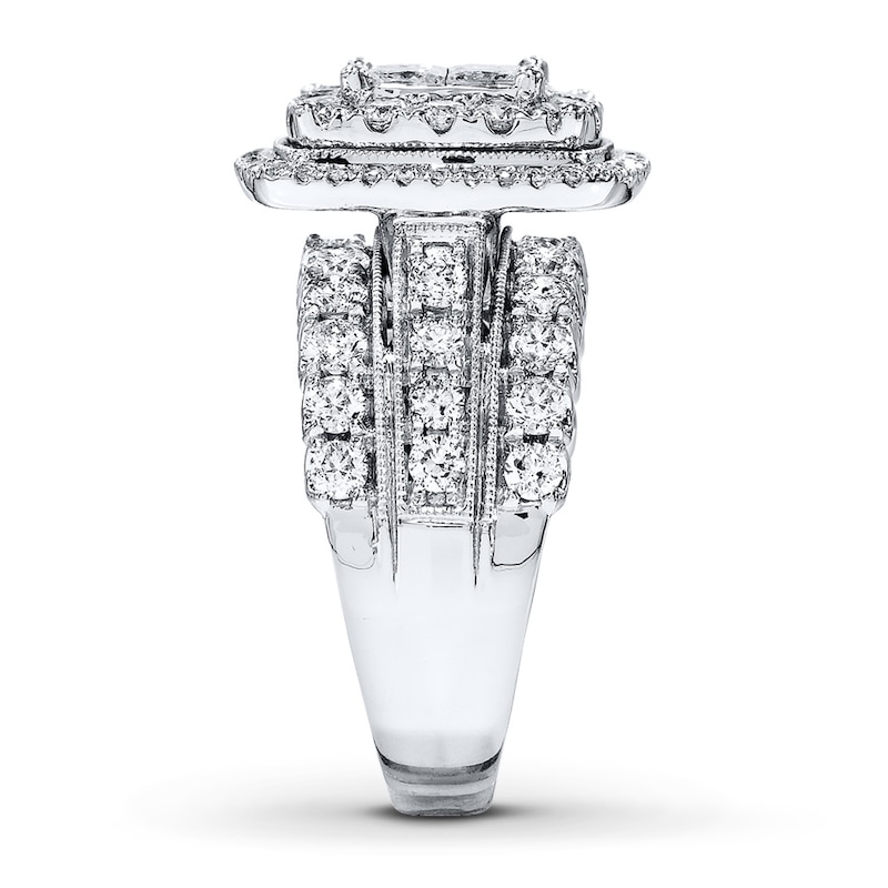 Previously Owned Diamond Ring 3 cts tw 14K White Gold