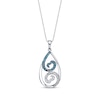 Thumbnail Image 1 of Previously Owned Diamond Necklace 1/6 ct tw Sterling Silver