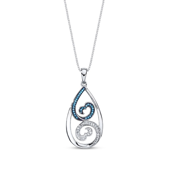 Previously Owned Diamond Necklace 1/6 ct tw Sterling Silver
