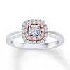Thumbnail Image 0 of Previously Owned Diamond Ring 1/5 ct tw Round-cut Sterling Silver & 10K Rose Gold