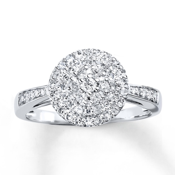 Previously Owned Diamond Ring 1/2 ct tw 10K White Gold