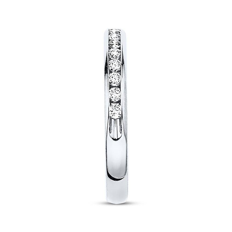 Previously Owned Diamond Band 1/4 ct tw Round-Cut 10K White Gold