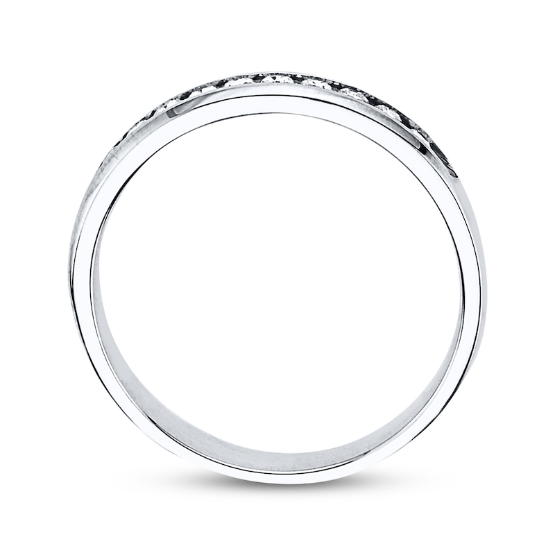 Previously Owned Diamond Band 1/4 ct tw Round-Cut 10K White Gold