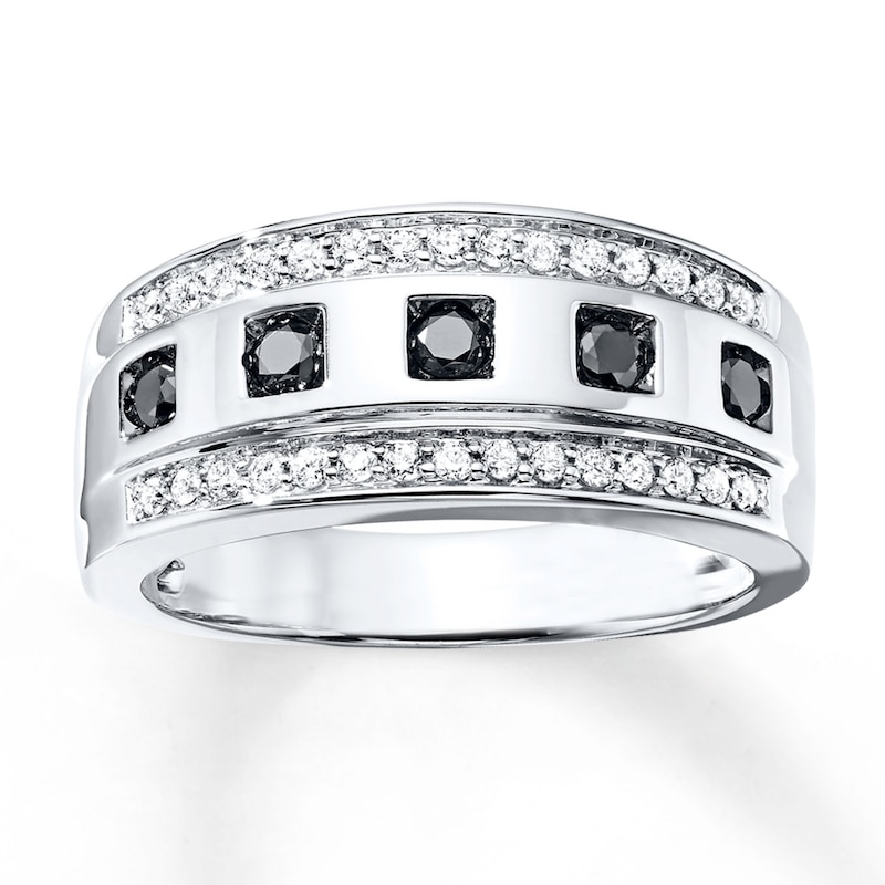 Main Image 1 of Previously Owned Men's Diamond Ring 5/8 ct tw 10K White Gold