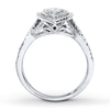 Thumbnail Image 1 of Previously Owned Diamond Engagement Ring 3/4 ct tw Round-cut 14K White Gold