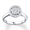 Thumbnail Image 1 of Previously Owned Diamond Engagement Ring 5/8 ct tw Round-cut 10K White Gold