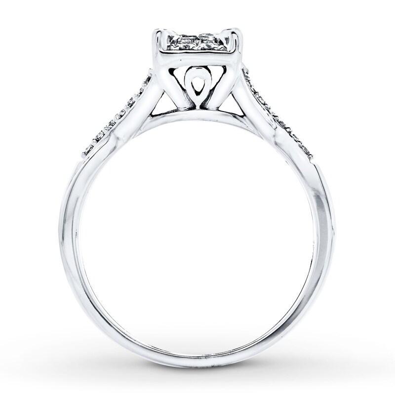 Main Image 2 of Previously Owned Ring 1/3 ct tw Diamonds 10K White Gold
