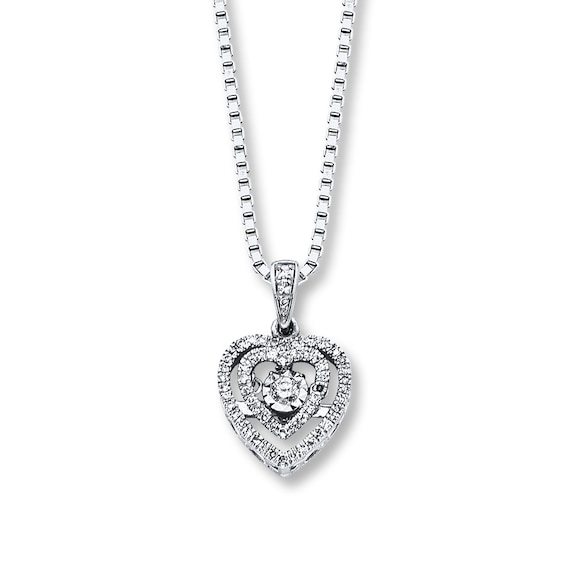Previously Owned Unstoppable Love 1/4 ct tw Necklace 10K White Gold