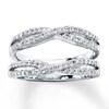 Thumbnail Image 1 of Previously Owned Diamond Enhancer Ring 3/8 ct tw Round-cut 14K White Gold