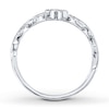 Thumbnail Image 2 of Previously Owned Diamond Anniversary Band 1/10 ct tw Round-cut 10K White Gold