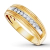 Previously Owned Men's Diamond Ring 1/4 ct tw Round-cut 10K Yellow Gold