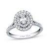 Thumbnail Image 1 of Previously Owned Neil Lane Diamond Engagement Ring 1 ct tw Oval & Round-cut 14K White Gold - Size 4.5