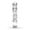 Thumbnail Image 3 of Previously Owned Diamond Anniversary Band 1 ct tw Round-cut 14K White Gold