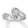 Thumbnail Image 1 of Previously Owned Diamond Engagement Ring 3/4 ct tw 14K White Gold