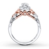 Thumbnail Image 2 of Previously Owned Diamond Ring 1 ct tw Round 14K Two-Tone Gold