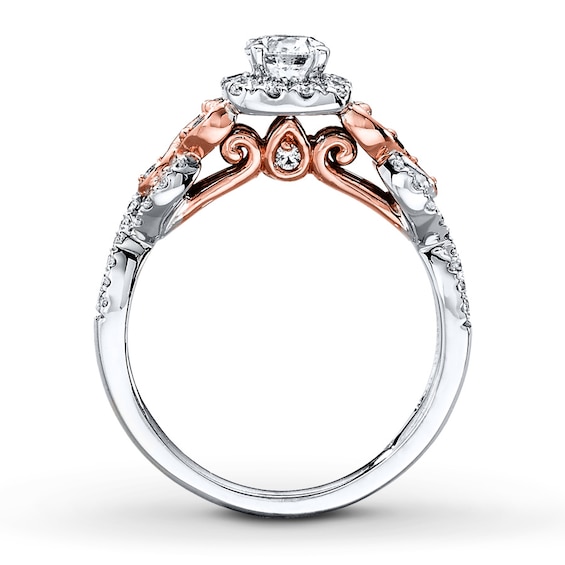 Thumbnail Image 2 of Previously Owned Diamond Ring 1 ct tw Round 14K Two-Tone Gold