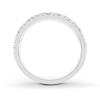 Thumbnail Image 2 of Previously Owned THE LEO Diamond Wedding Band 1/5 ct tw Round-cut 14K White Gold