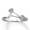 Thumbnail Image 1 of Previously Owned Diamond Wedding Band 1/5 ct tw Round-cut 14K White Gold - Size 9.25