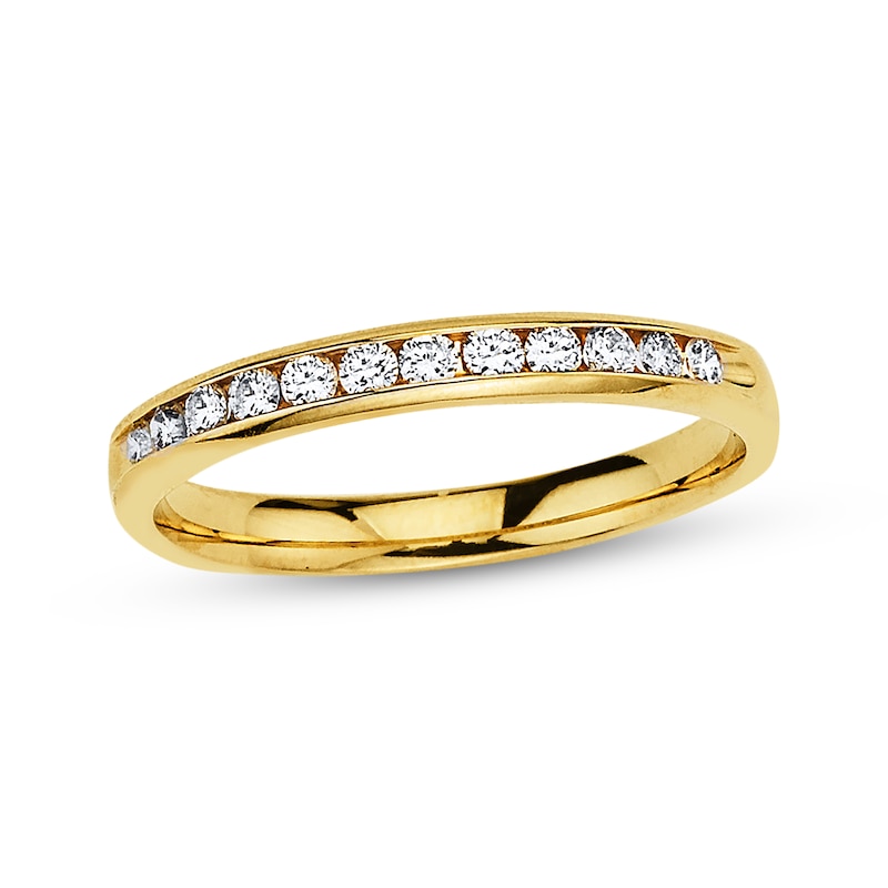 Previously Owned Band 1/4 ct tw Round-Cut Diamonds 10K Yellow Gold