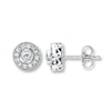 Thumbnail Image 0 of Previously Owned Diamond Earrings 1/4 ct tw 10K White Gold