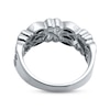 Thumbnail Image 2 of Previously Owned Black & White Diamond Fashion Ring 1/10 ct tw Sterling Silver