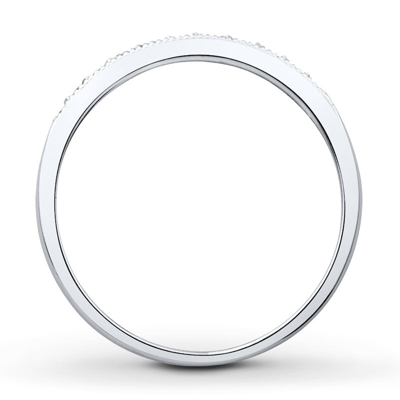 Main Image 2 of Previously Owned Anniversary Band 1/6 ct tw Round-cut Diamonds 10K White Gold