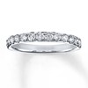 Thumbnail Image 1 of Previously Owned Diamond Anniversary Ring 3/4 ct tw Round-cut 14K White Gold