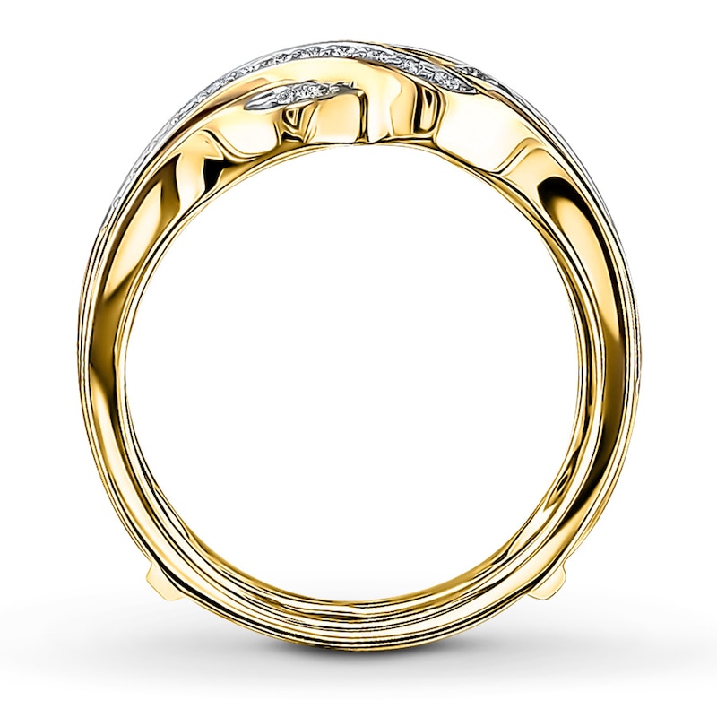 Main Image 2 of Previously Owned Enhancer Ring 1/4 ct tw Diamonds 14K Yellow Gold