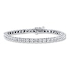 Previously Owned Diamond Bracelet 1 ct tw Round-cut 10K White Gold 7.25"