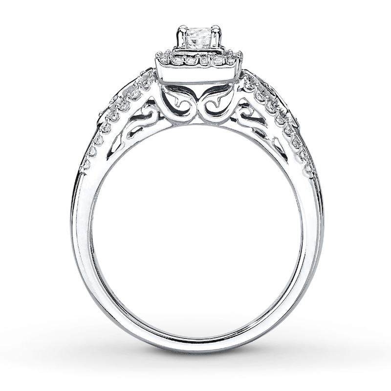 Main Image 2 of Previously Owned Ring 1/2 ct tw Diamonds 10K White Gold