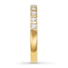 Thumbnail Image 3 of Previously Owned Anniversary Band 1/4 ct tw Round-cut Diamonds 10K Yellow Gold