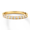 Thumbnail Image 4 of Previously Owned Anniversary Band 1/4 ct tw Round-cut Diamonds 10K Yellow Gold