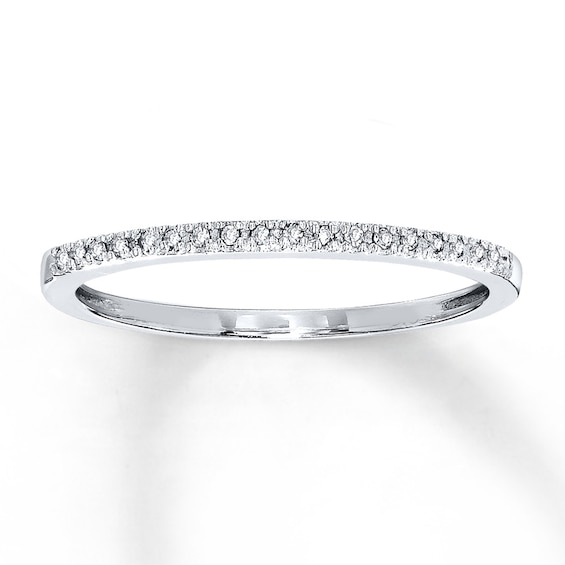 Previously Owned Band 1/20 ct tw Diamonds 14K White Gold
