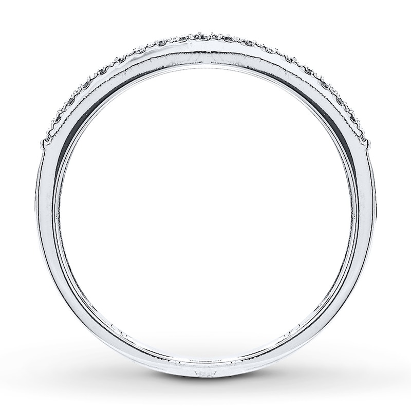 Main Image 2 of Previously Owned Band 1/20 ct tw Diamonds 14K White Gold