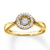 Thumbnail Image 0 of Previously Owned Ring 1/20 ct tw Diamonds 10K Yellow Gold
