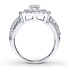 Thumbnail Image 2 of Previously Owned Diamond Ring Setting 1 ct tw Round-cut 14K White Gold