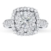 Previously Owned Diamond Ring Setting 1 ct tw Round-cut 14K White Gold
