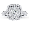 Thumbnail Image 3 of Previously Owned Diamond Ring Setting 1 ct tw Round-cut 14K White Gold