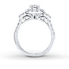 Thumbnail Image 1 of Previously Owned Diamond Ring Setting 1 ct tw Round-cut 18K White Gold