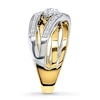 Thumbnail Image 3 of Previously Owned Diamond Ring 1/3 ct tw Round-cut 10K Two-Tone Gold Size 10.25