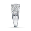 Thumbnail Image 3 of Previously Owned THE LEO Diamond Anniversary Band 2 ct tw Round-cut 14K White Gold - Size 10