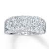 Thumbnail Image 1 of Previously Owned THE LEO Diamonds 2 ct tw Anniversary Band Round-cut 14K White Gold - Size 11