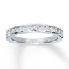 Thumbnail Image 1 of Previously Owned Diamond Anniversary Band 3/8 ct tw Round-cut 18K White Gold - Size 9.5