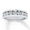Thumbnail Image 1 of Previously Owned Diamond Wedding Band 1-1/5 ct tw Round-cut 14K White Gold - Size 9.75