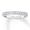 Thumbnail Image 1 of Previously Owned THE LEO Diamond Band 1/4 ct tw Round-cut 14K White Gold Size 10