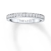Thumbnail Image 1 of Previously Owned THE LEO Diamond Band 1/4 ct tw Round-cut 14K White Gold - Size 4