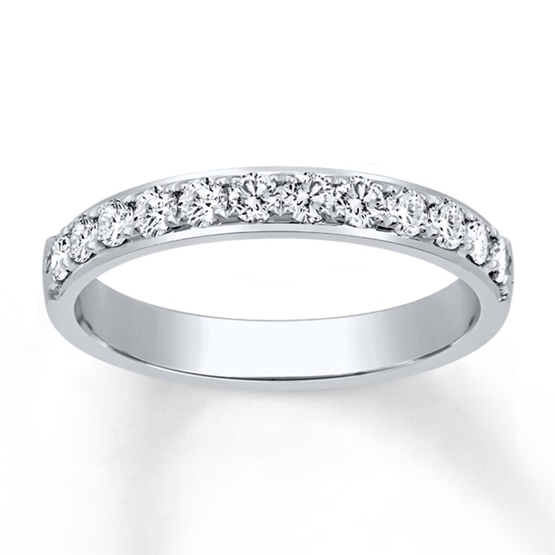 Previously Owned Diamond Ring 1/2 ct tw Round 14K White Gold
