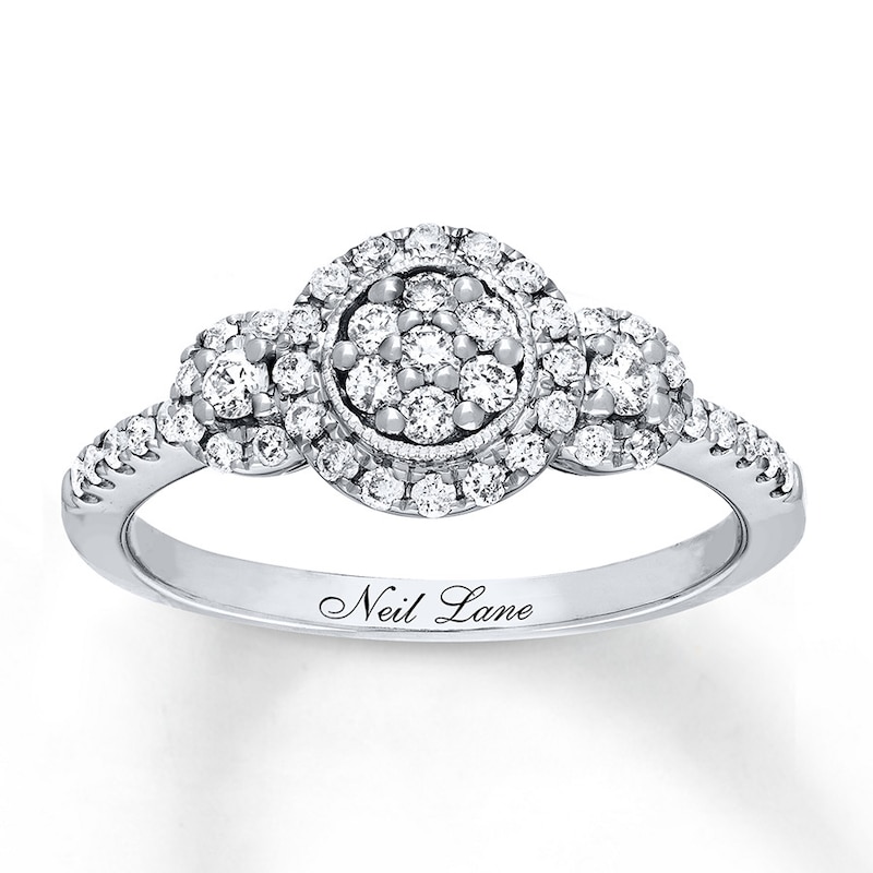 Main Image 1 of Previously Owned Neil Lane Ring 1/2 ct tw Diamonds 14K Two-Tone Gold