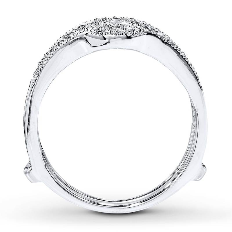 Main Image 2 of Previously Owned Diamond Enhancer Ring 1/4 ct tw Round-cut 14K White Gold